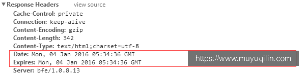 网页响应头的GMT
